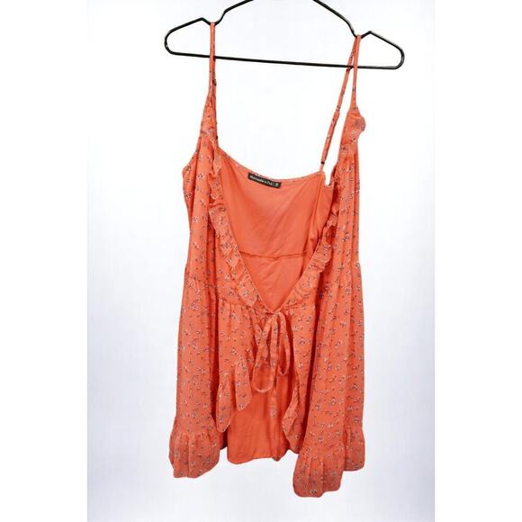 Abercrombie & Fitch Boho Floral Tie-Front Blouse – Size M - Picture 1 of 3